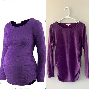 Maternity Med. Bodycon Long Sleeve TShirt